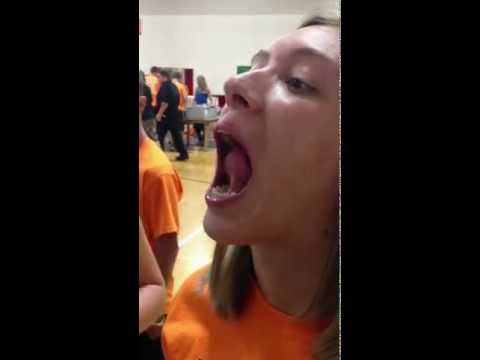 Girl Swallow Fish